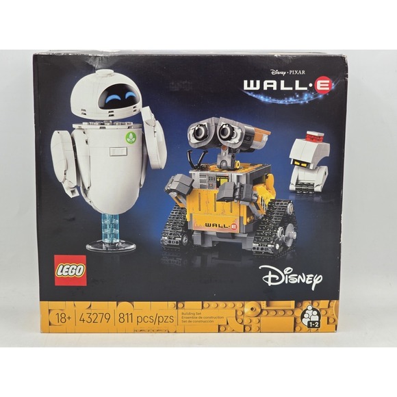 LEGO 43279 Disney Pixar Wall-E and EVE - NEW - Damaged Box - Picture 1 of 12